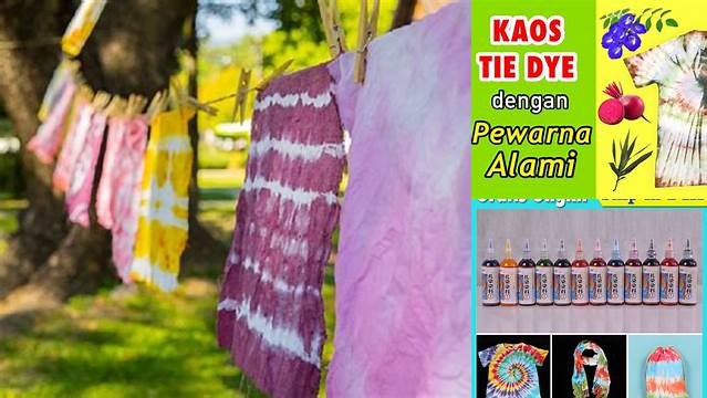 10+ Tie Dye Pewarna Alami