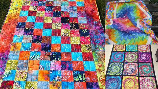 27+ Tie Dye Quilt Patterns