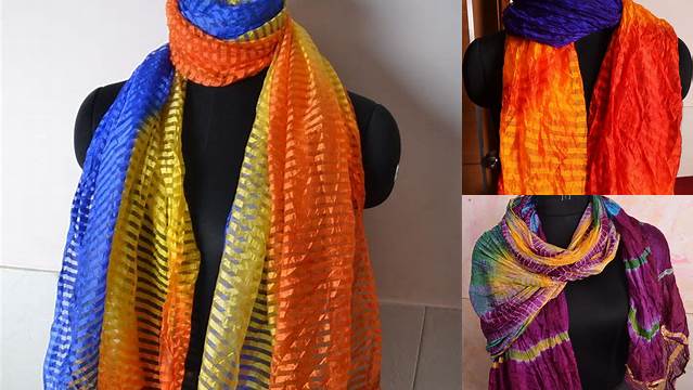 18+ Tie Dye Scarf Patterns