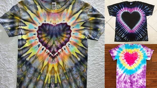 16+ Tie Dye Shirt Heart Patterns