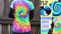 8+ Tie Dye Spiral 3 Colors