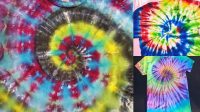 65+ Tie Dye Spiral Painting