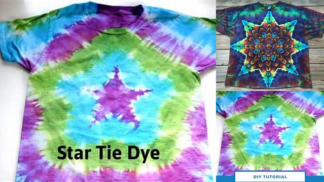 61+ Tie Dye Star Pattern Instructions