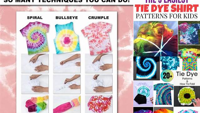 59+ Tie Dye Techniques For Kids