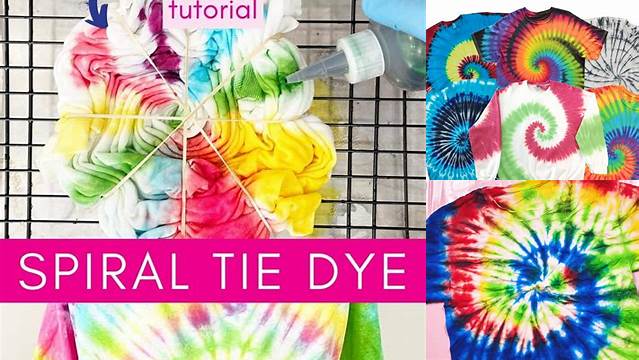 41+ Tie Dye Techniques Spiral