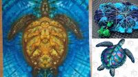 61+ Tie Dye Turtle Pattern