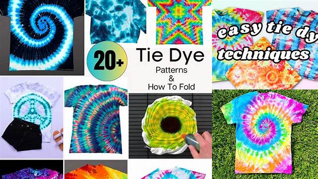 79+ Tie Dye Tying Methods