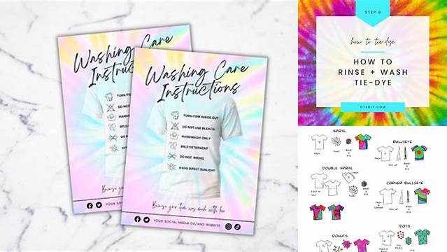 13+ Tie Dye Washing Instructions Pdf Free Download