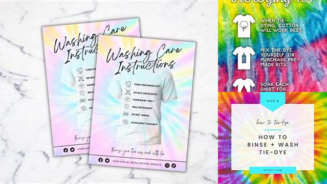 63+ Tie Dye Washing Instructions Pdf