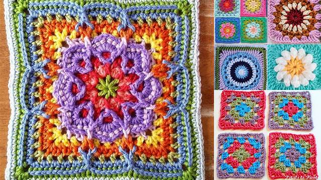 90+ Traditional Granny Square Pattern Free