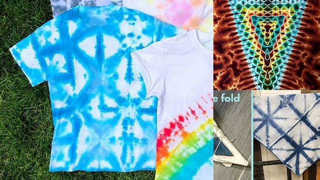 67+ Triangle Tie Dye Technique