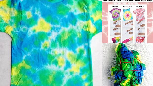 5+ Tulip Tie Dye Crumple Technique How To