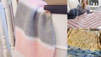 30+ Tunisian Crochet Blanket Patterns Free For Beginners