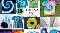 76+ Tying Patterns For Tie Dye