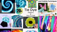 72+ Unique Tie Dye Folding Techniques