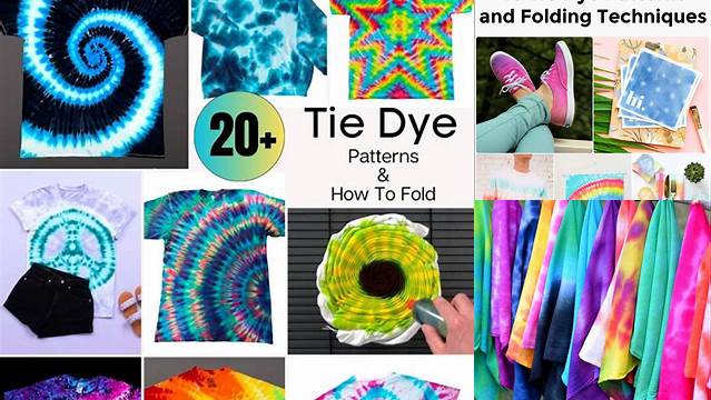 72+ Unique Tie Dye Folding Techniques