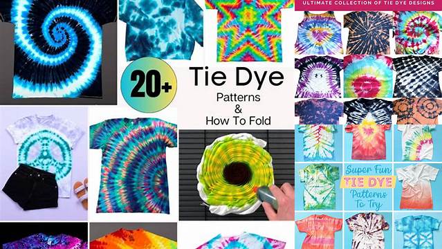 72+ Unique Tie Dye Patterns Easy