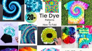 78+ Unique Tie Dye Patterns Step-by-step