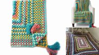 beginner. Free easy caron granny rectangle crochet afghan crochet pattern