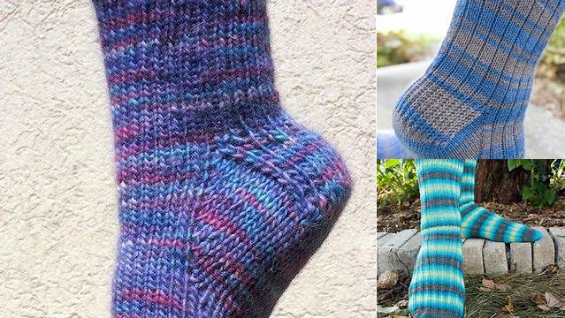 no limits). Sock toe socks knitting knit ravelry brenda vanlerberghe needles