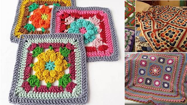 12+ Unusual Granny Square Crochet Patterns Free Download