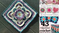 58+ Unusual Granny Square Crochet Patterns Free For Beginners