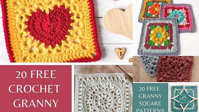 52+ Unusual Granny Square Crochet Patterns Free Pdf Free Download Youtube