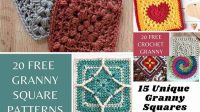 93+ Unusual Granny Square Crochet Patterns Free Pdf Youtube