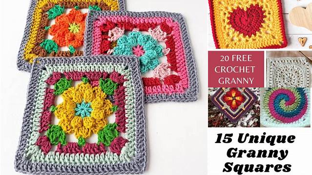 98+ Unusual Granny Square Crochet Patterns Free Pdf