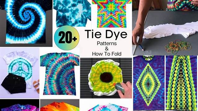 73+ V Fold Tie Dye