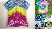 74+ V Neck Tie Dye Pattern