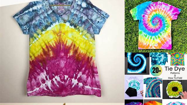 74+ V Neck Tie Dye Pattern