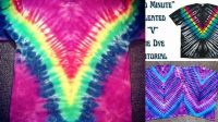 17+ V Shape Tie Dye Pattern