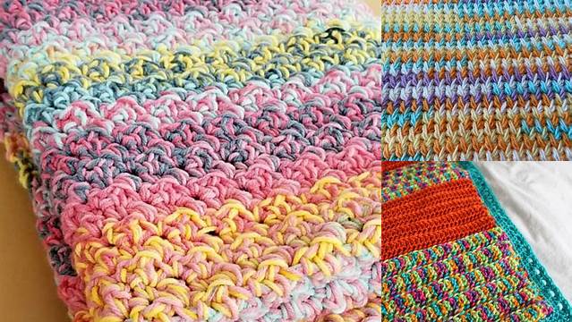 57+ Variegated Yarn Crochet Blanket