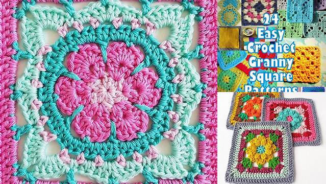 24+ Vintage Granny Square Crochet Patterns Free