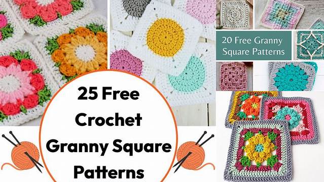 15+ Vintage Granny Square Crochet Patterns Pdf Free