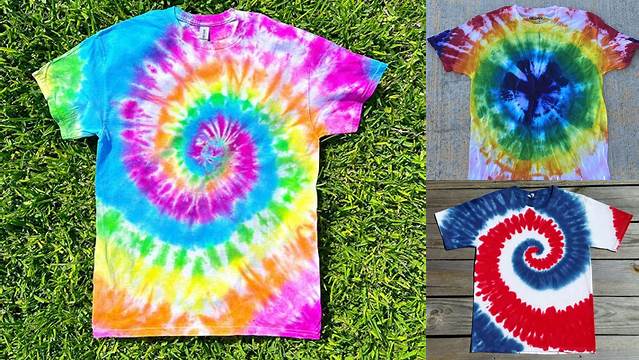 22+ Ways To Tie Dye Shirts Designs