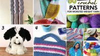 9+ Worsted Weight Yarn Crochet Projects