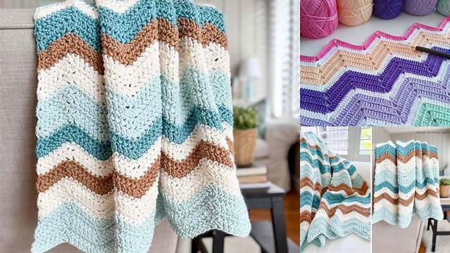 29+ Zig Zag Crochet Blanket Patterns Free