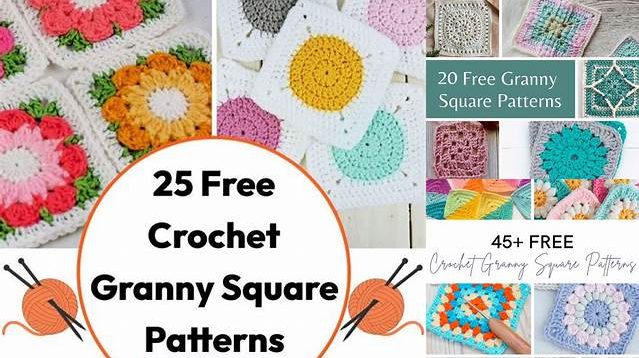 1016+ Granny Square Patterns Free Pdf