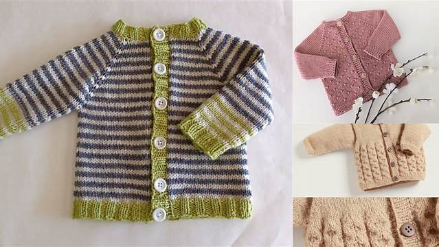 1060+ Free Knitting Patterns Baby Cardigan