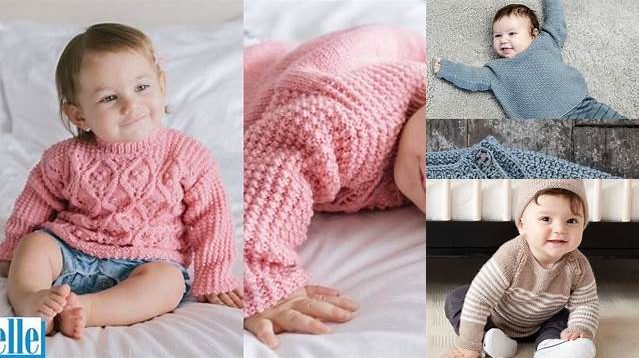 1065+ Free Knitting Patterns For Baby Sweaters To Download