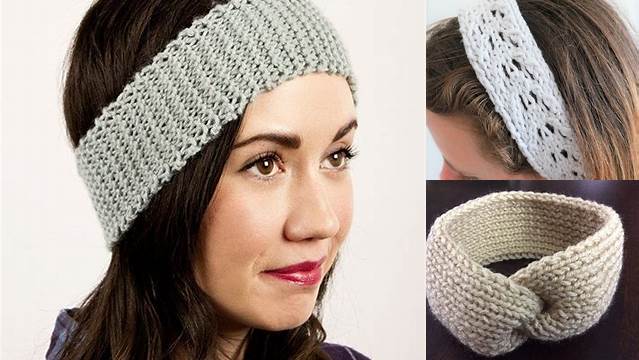 1086+ Free Knitted Headband Patterns For Beginners Youtube