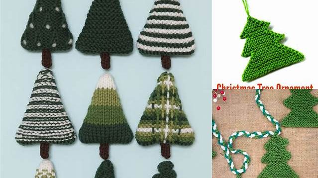 1088+ Free Knitting Patterns For Xmas Trees