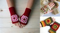 1135+ Granny Square Gloves Pattern