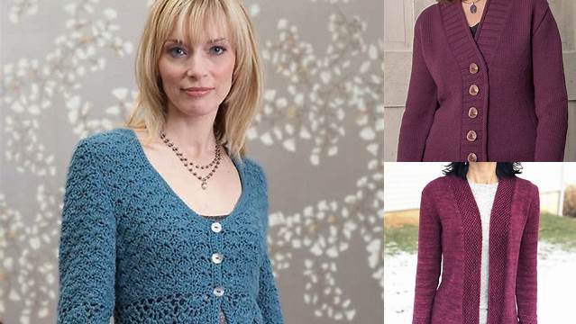 1164+ Ravelry Free Knitting Patterns For Ladies Cardigans