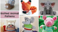 1177+ Free Knitting Patterns Of Animals