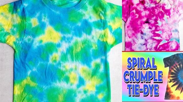 1180+ Crumple Tie Dye Patterns Step By Step