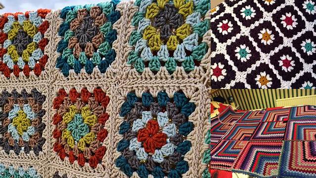 1191+ Granny Square Blanket Colour Ideas