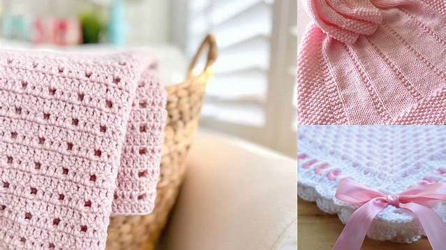 1206+ Free Knitting And Crochet Patterns For Baby Blankets